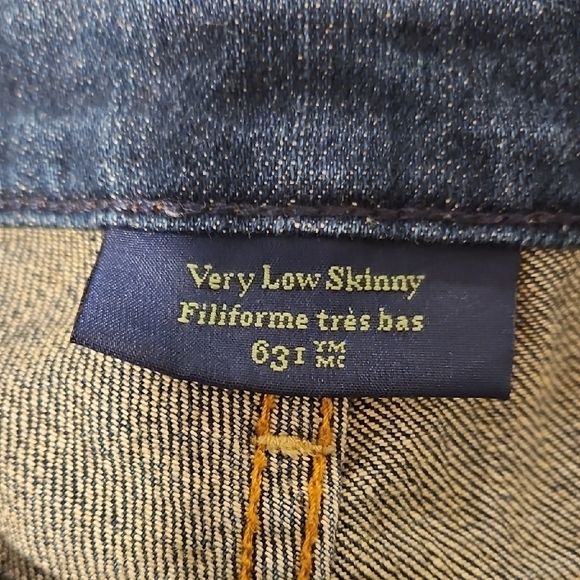 Levis 630 Jeans Womens 10 M very Skinny Low Rise Dark Stretch - Picture 2 of 5